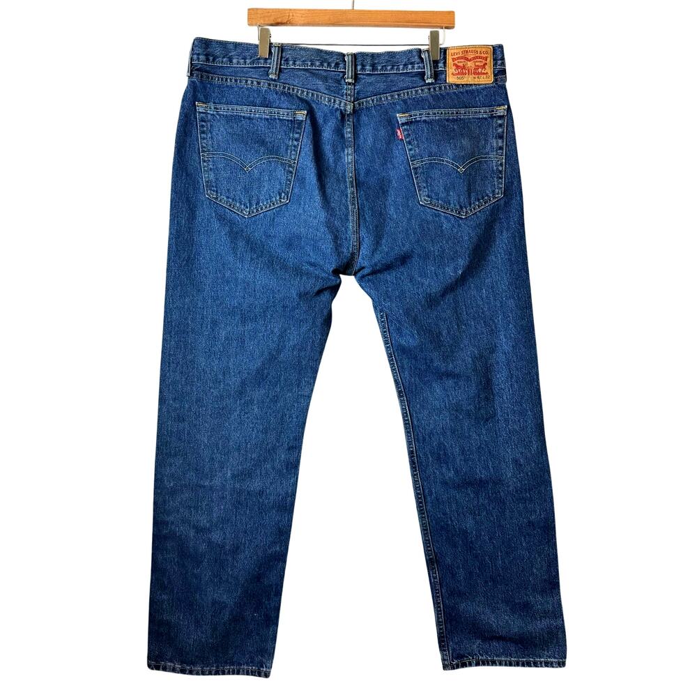 Levi’s 505 Jeans Men’s Size 42 32 Blue Cotton Casual Classic Work Straight Leg